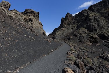 Wanderweg zum Kratergrund der Caldera de los Cuervos