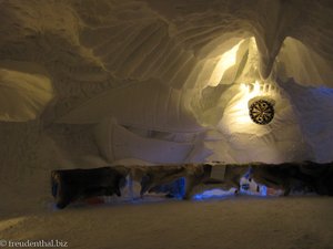 Aufenthaltsräume im Iglu