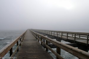 Jetty im Nebel