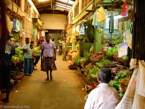auf dem Markt von Kandy