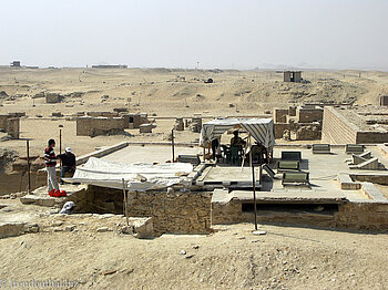 Ausgrabungsstätte bei Sakkara