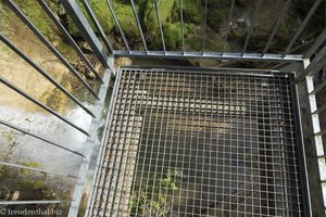 Nur was für schwindelfreie: Aussichtskanzel der Scheidegger Wasserfälle