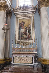 Seitenaltar in der Rotunda von Mosta