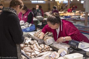Fischmarkt beim Zentralmarkt von Riga