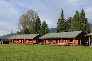 Hütten der Wells Gray Guest Ranch