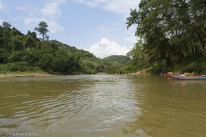 auf dem Nam Khan in Laos