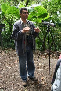 unser Guide im Biologischen Reservat Monteverde