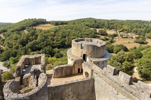 tolle Aussicht beim Château de Bonaguil
