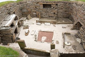 Blick in die gute Stube - Steinzeitsiedlung von Skara Brae