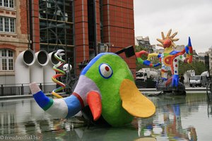 Brunnen beim Centre Pompidou