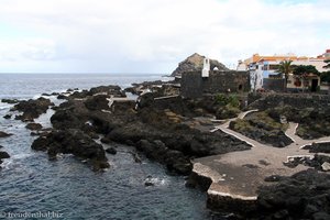 vor der Lava war hier der Seehafen von Garachico