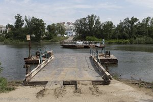 die Fähre über den Dnister nach Tiraspol in Transnistrien