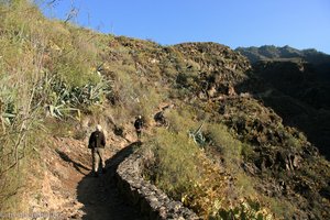 Beginn der Wanderung in den Barranco del Infierno