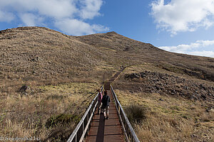 stürmischer Start der Wanderung an der Ponta de São Lourenço