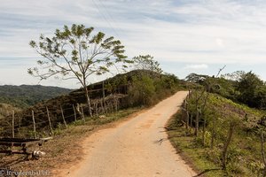 Straße ins Gebirge der Sierra del Escambray