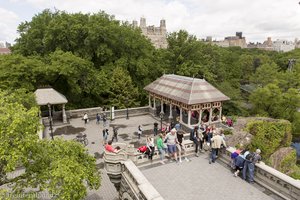 auf der Aussichtsplattform des Belvedere Castle von New York