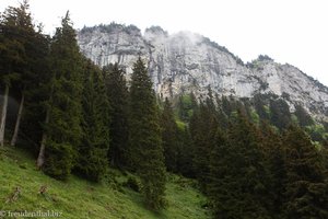 Blick zurück zum Grat des Hohen Kastens