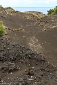 Lavasand auf Faial