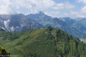 Panorama von der Roten Wand nach Südost