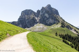 Übergang am St. Magnusacker zum Aggenstein