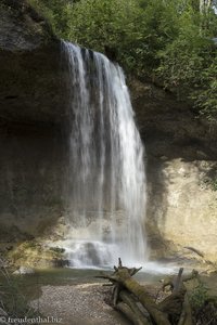 Die obere Stufe der Scheidegger Wasserfälle