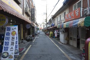 Schmale Straßen in Busan