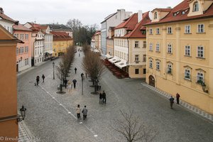 Blick von der Stiege in Richtung Kampa