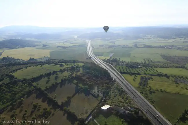 Heißluftballon über Mallorca