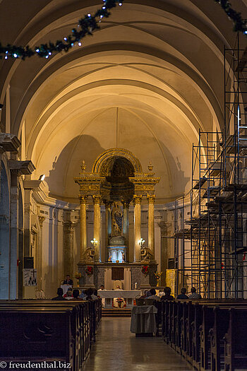 Catedral de la Purisima Concepción in Cienfuegos am Abend
