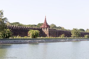 Palastmauern von Mandalay