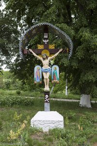 Kreuz bei der Manastirea Hirbovat in Moldawien
