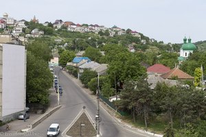 Blick auf den Zigeunerhügel von Soroca in Moldawien
