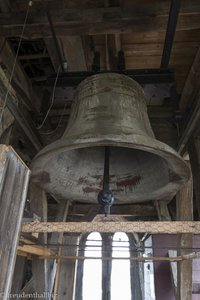 Glocke auf dem Kirchturm von Honigberg