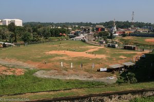 Cricket und Baseball-Feld