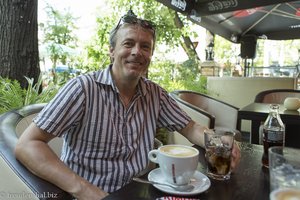Lars im Central Pub von Chisinau