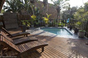 Whirlpool bei der Ndiza Lodge in St. Lucia