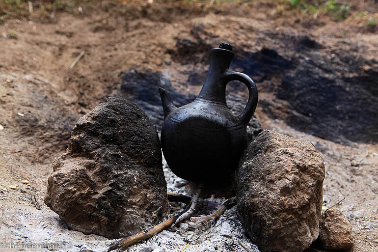 Ari-Kaffeemaschine bei Jinka - Äthiopien.