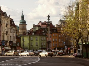 Zygmuntsäule in der Altstadt von Warschau
