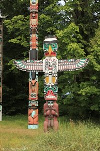 Totempfähle am Brockton Point - Stanley Park - Vancouver