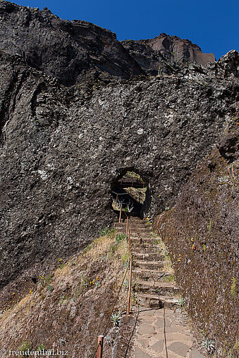 Tunnel nahe des Pico do Gato