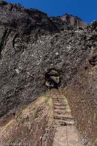Tunnel nahe des Pico do Gato