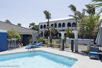Pool beim Hotel Le Victoria auf La Réunion
