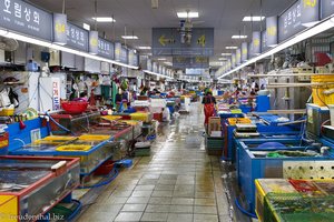 Jagalchi Market Building - Fischmarkt, sauber und modern