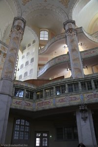 Innenbalkone der Dresdner Frauenkirche