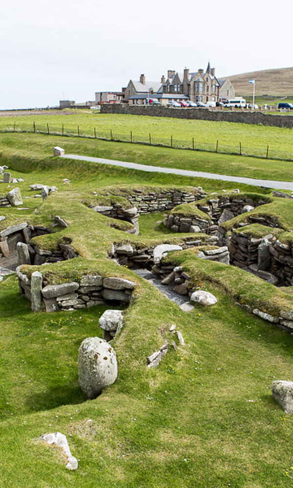 auf dem Jarlshof der Shetlandinseln