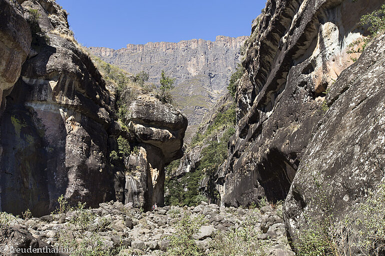 Tugela Fluss in den Drakensbergen