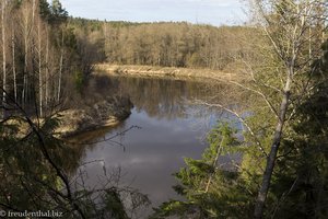 Blick auf die Gauja im Gauja-Nationalpark