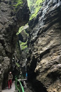 Wanderweg in der Breitachklamm