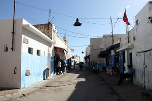 Hauptstraße in der Kasbah des Oudaias