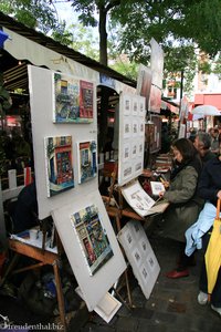 Kunst unter freiem Himmel auf dem Paltz der Anhöhe